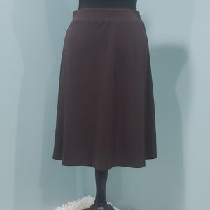 Beautiful A Line Brown Skirt, Petite Small